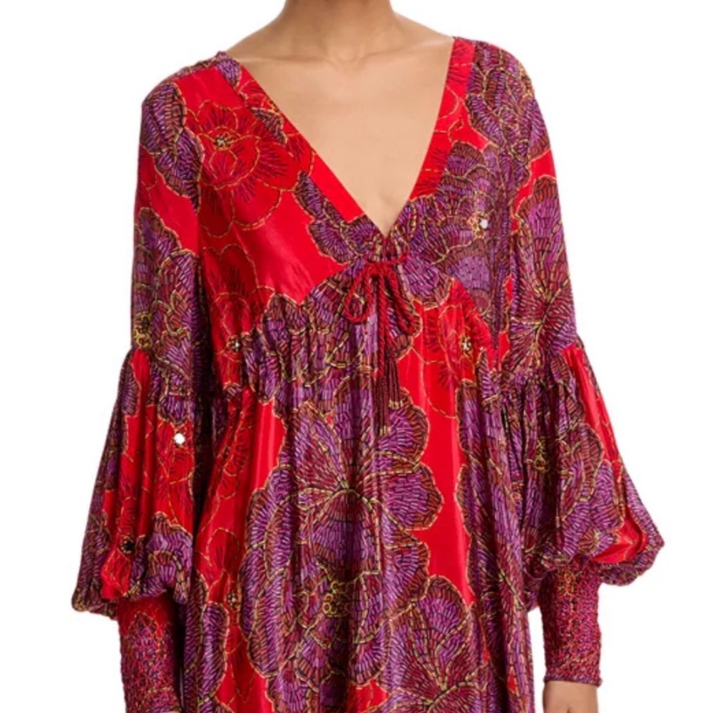 FARM Rio Sequin Flower Maxi Dress